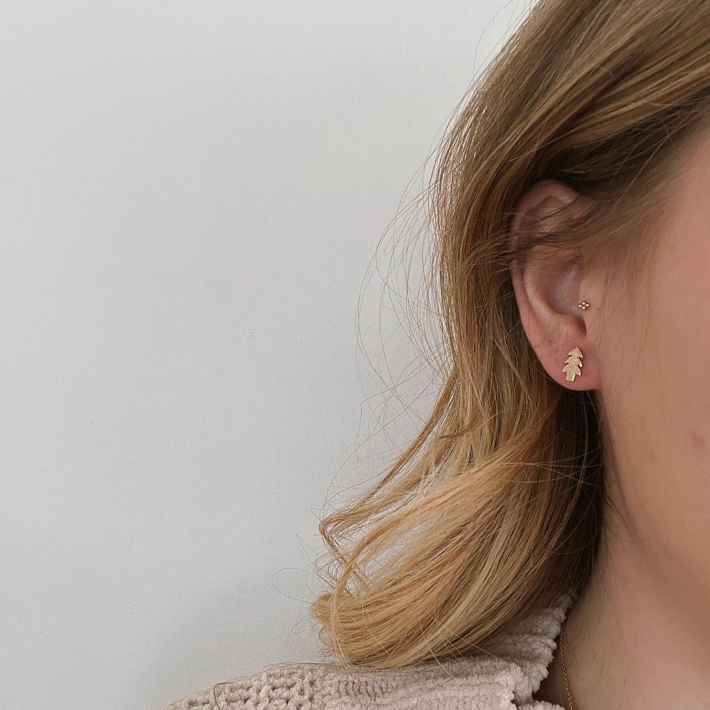 Tree Stud Earrings - Nashelle