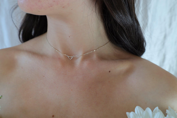 Mini Float Heart Necklace - Nashelle