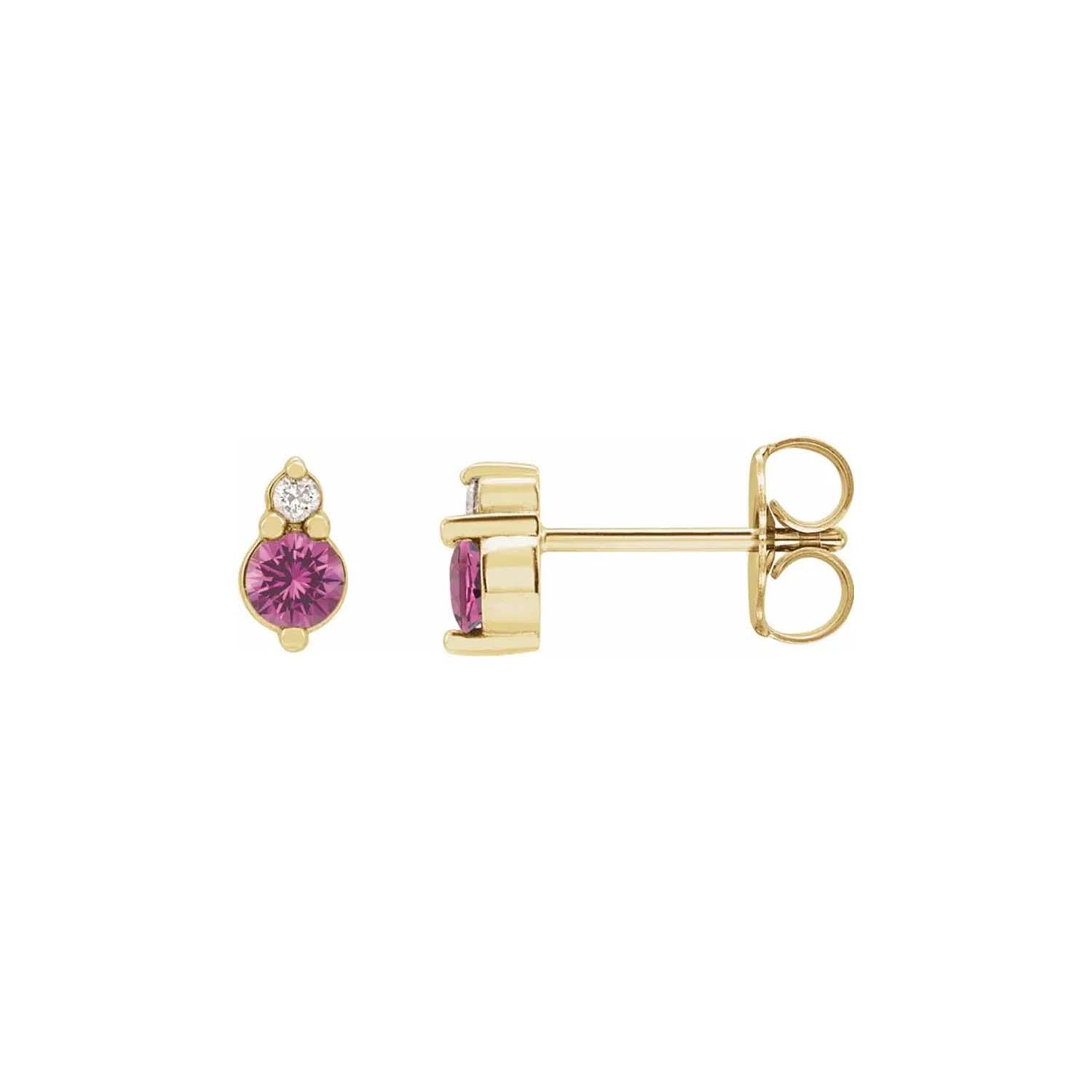 Diamond & Sapphire Studs - Nashelle