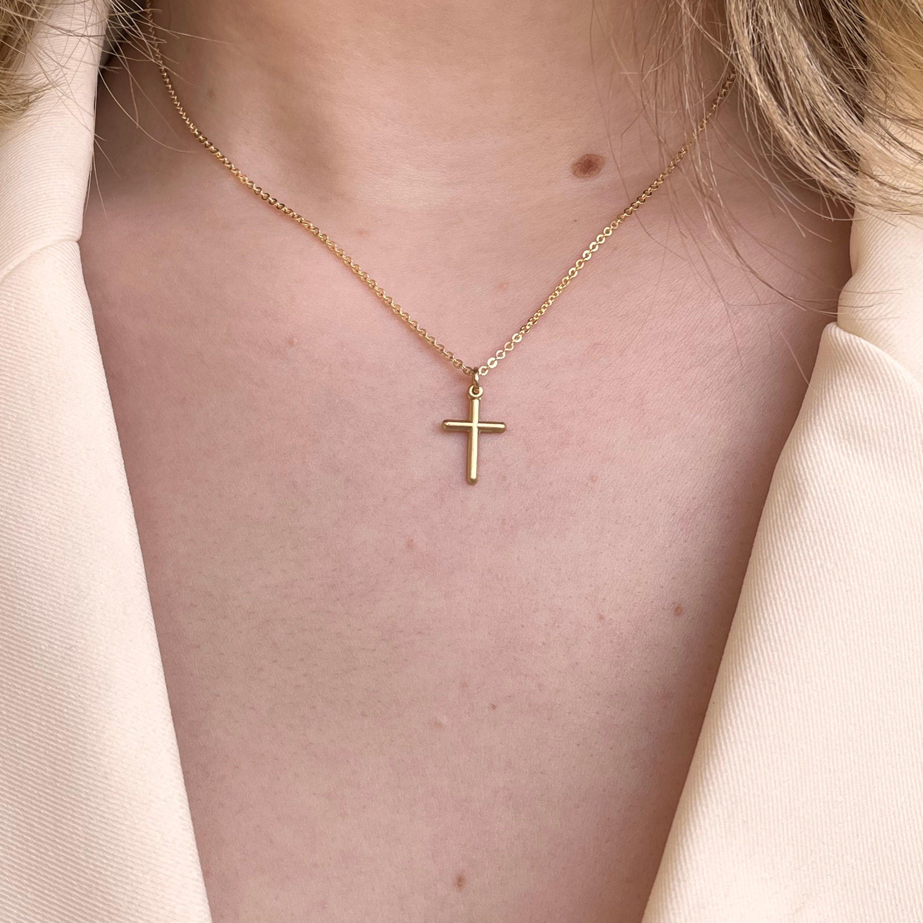14k Cross Charm - Nashelle
