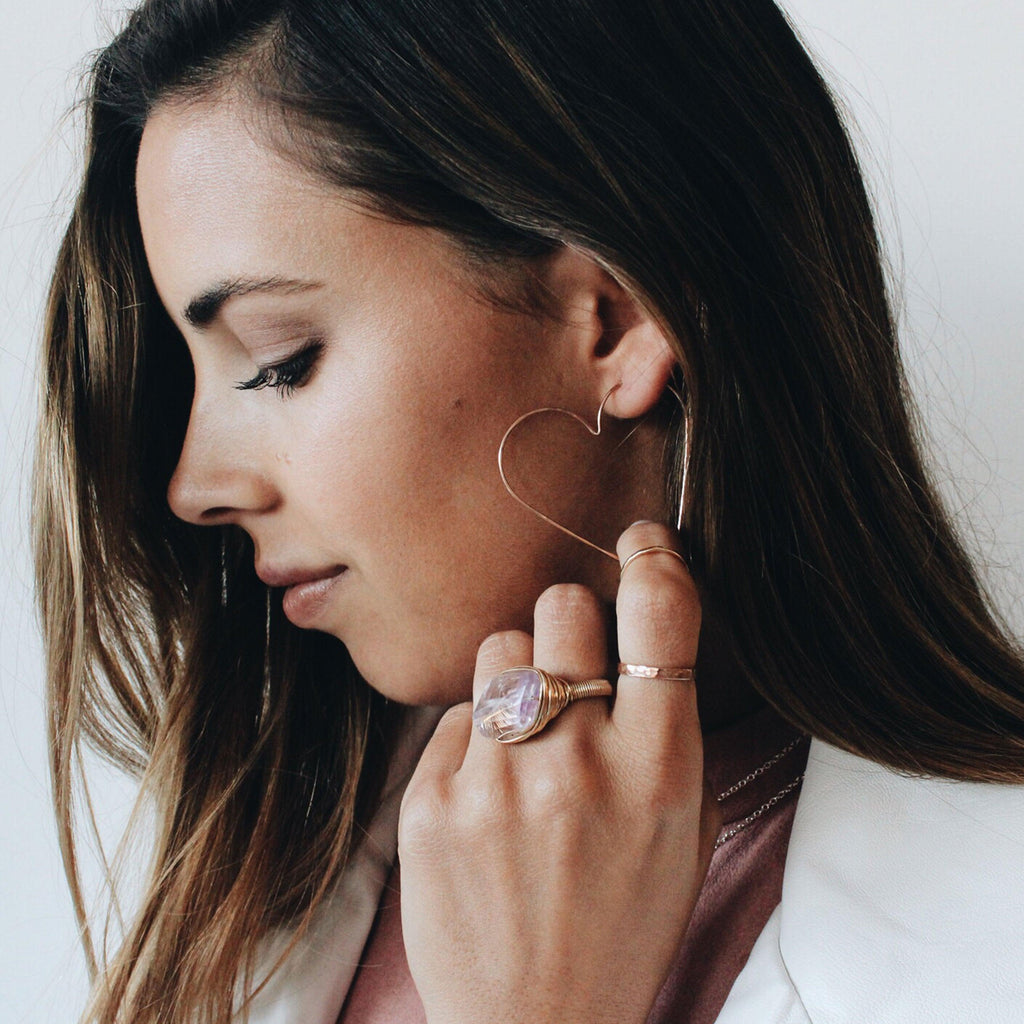 Lucky Heart Earrings - Nashelle