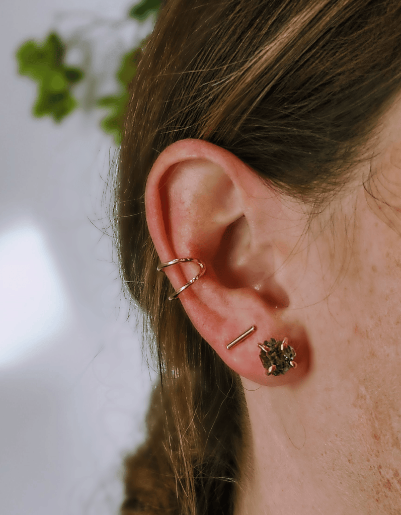 Herkimer Stud Earrings
