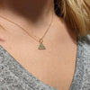 Triangle Mountain Necklace with Diamond - Nashelle