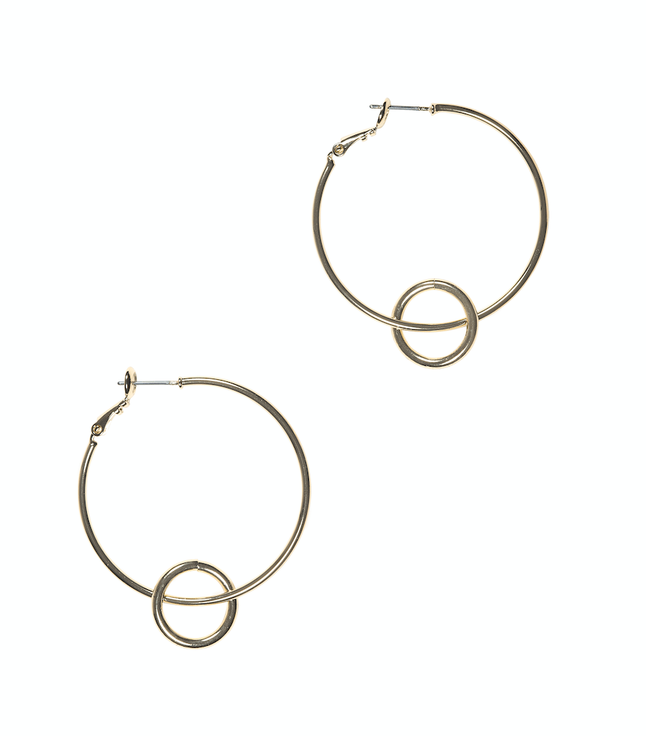 HARLOW Classic Hoop Drop Earrings - Nashelle