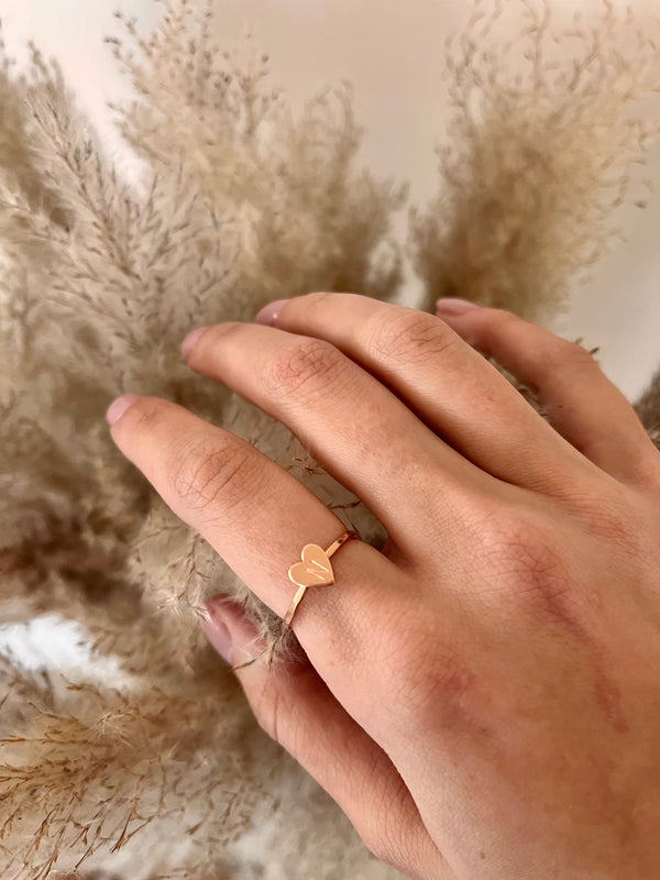 Heart Keepsake Ring | Gold Jewelry