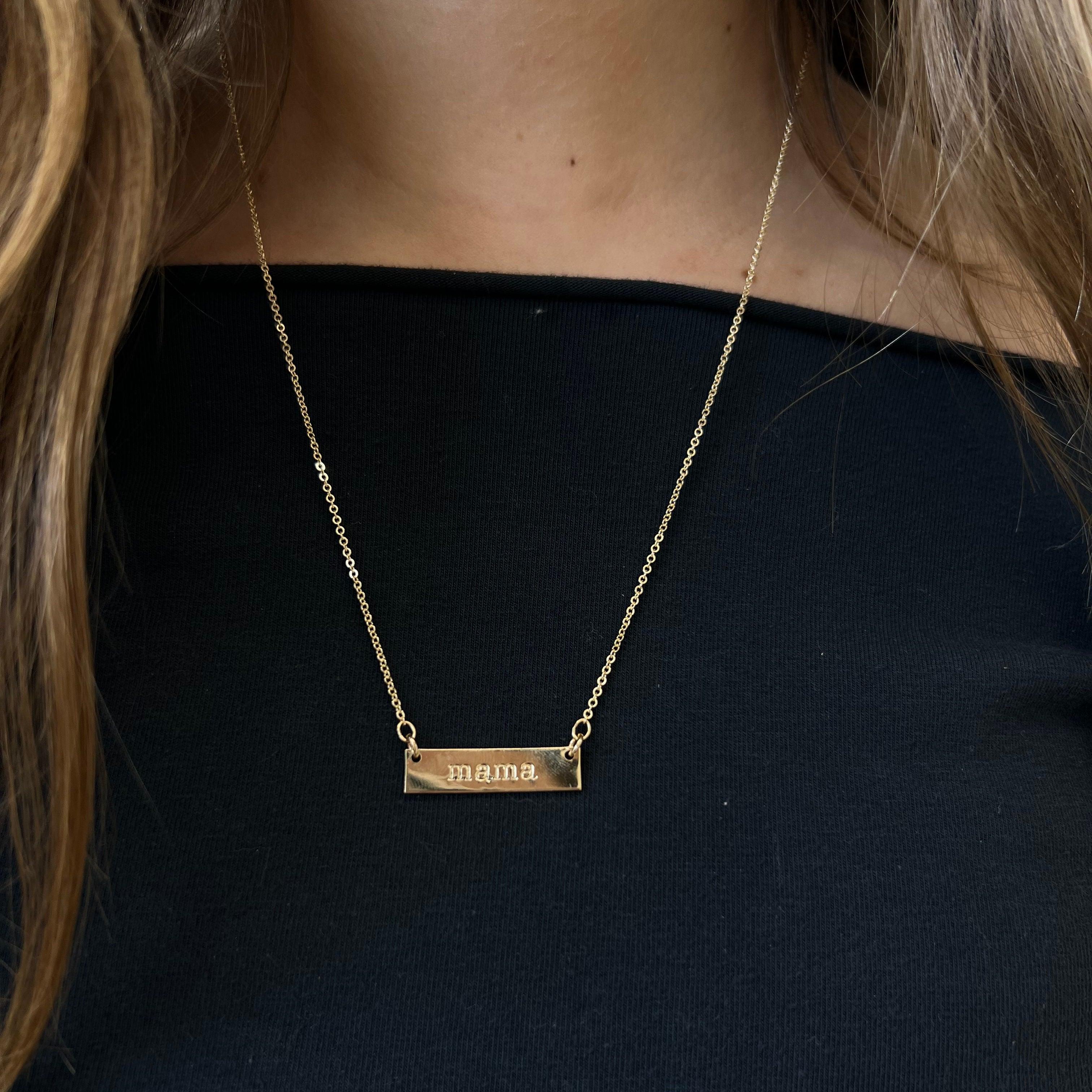 Mama Bar Necklace - Nashelle