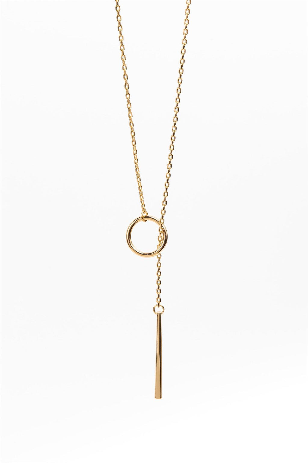HARLOW Heather Lariat Necklace - Nashelle