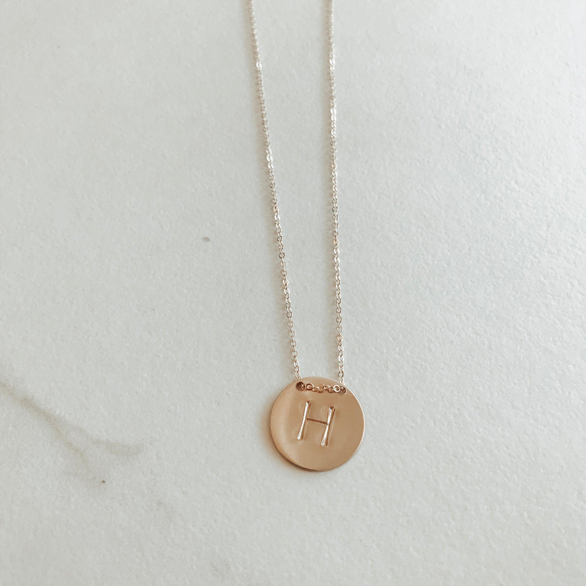 Jewelry Collection Floating Letter S Initial & Heart Mini Pendant Necklace